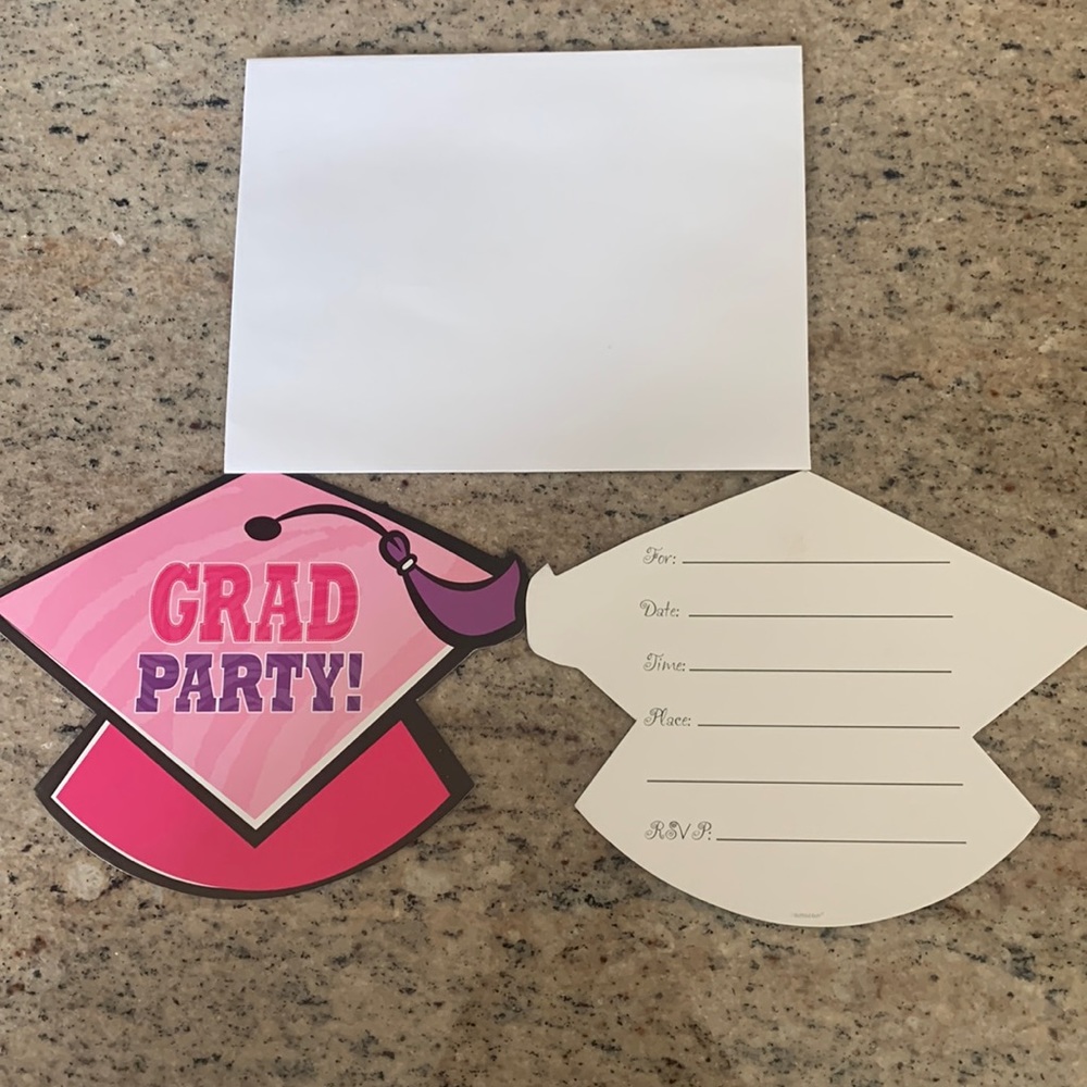 girl’s graduation invitations - 27 invites
